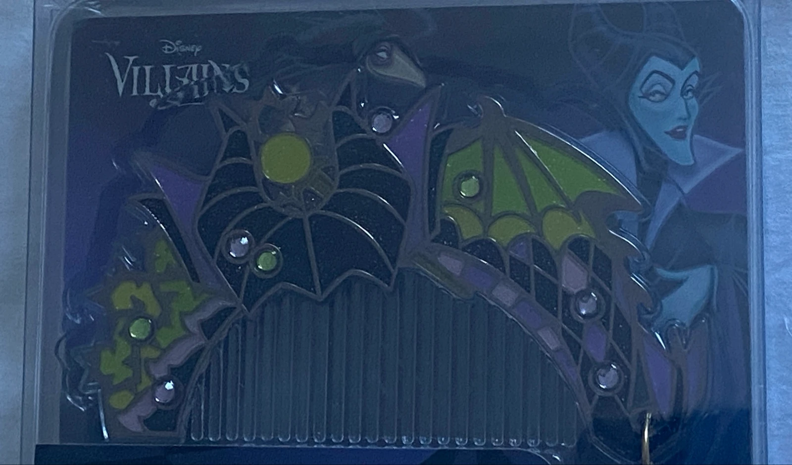 Cepillo para el cabello y horquilla para el cabello - Disney - Villains - Maléfica – Importación Japón – Nuevos en caja  ✨ – photo 6